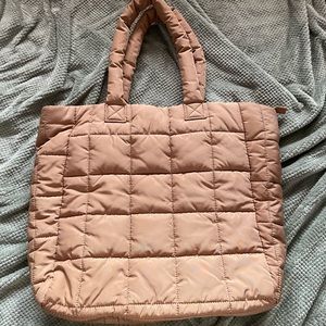 Gap Quilted Puffer Tote Bag